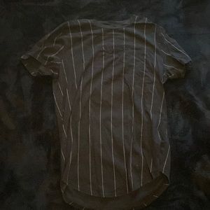 Hollister black pinstripe t shirt